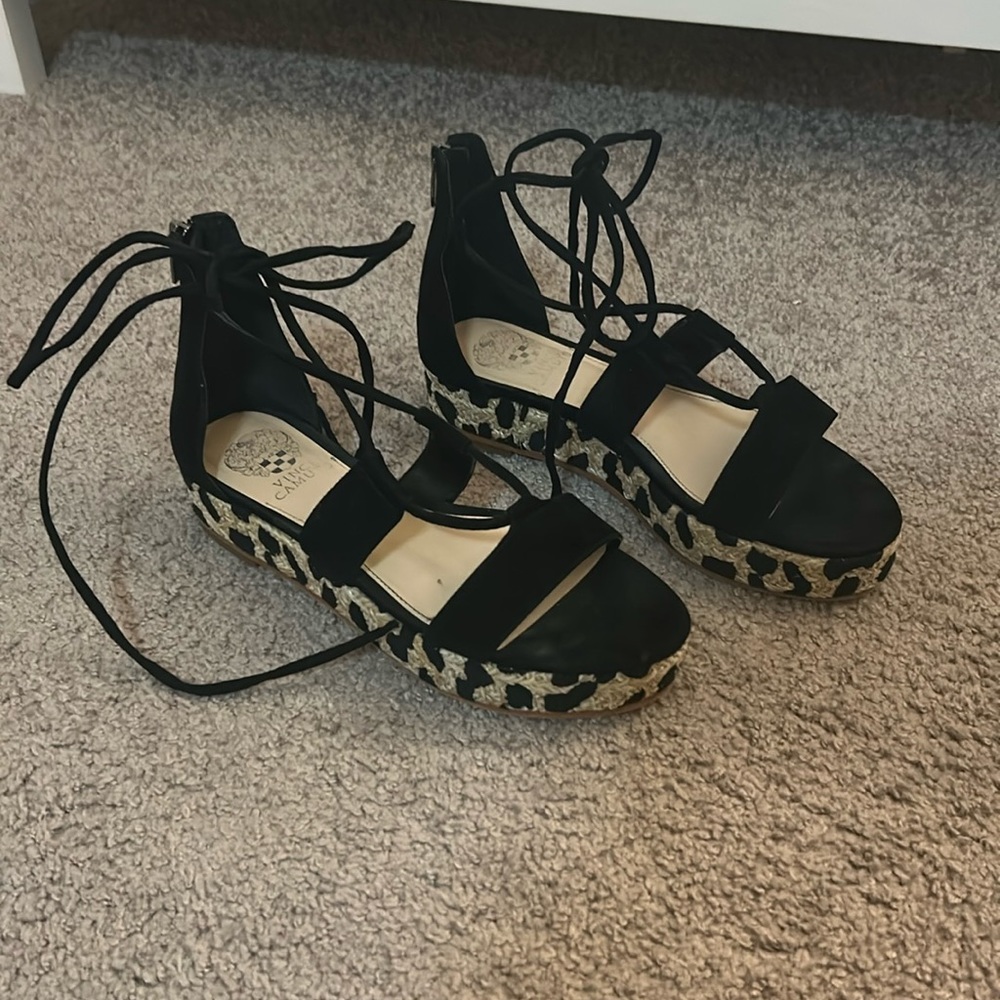 Vince Camuto Black Sandals